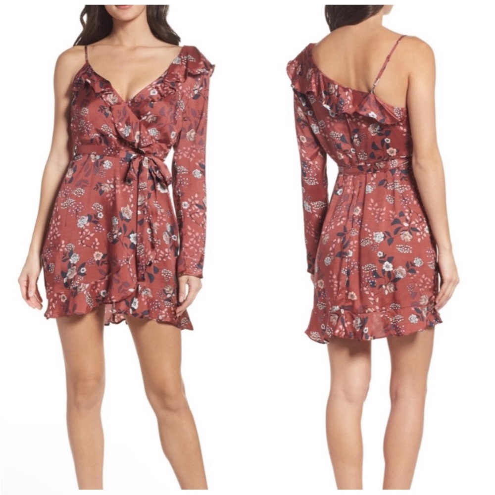 Bardot Milly Floral Wrap Dress Sz 6